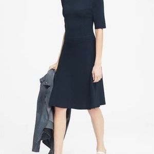 Banana Republic Fit and Flare Sweater Dress